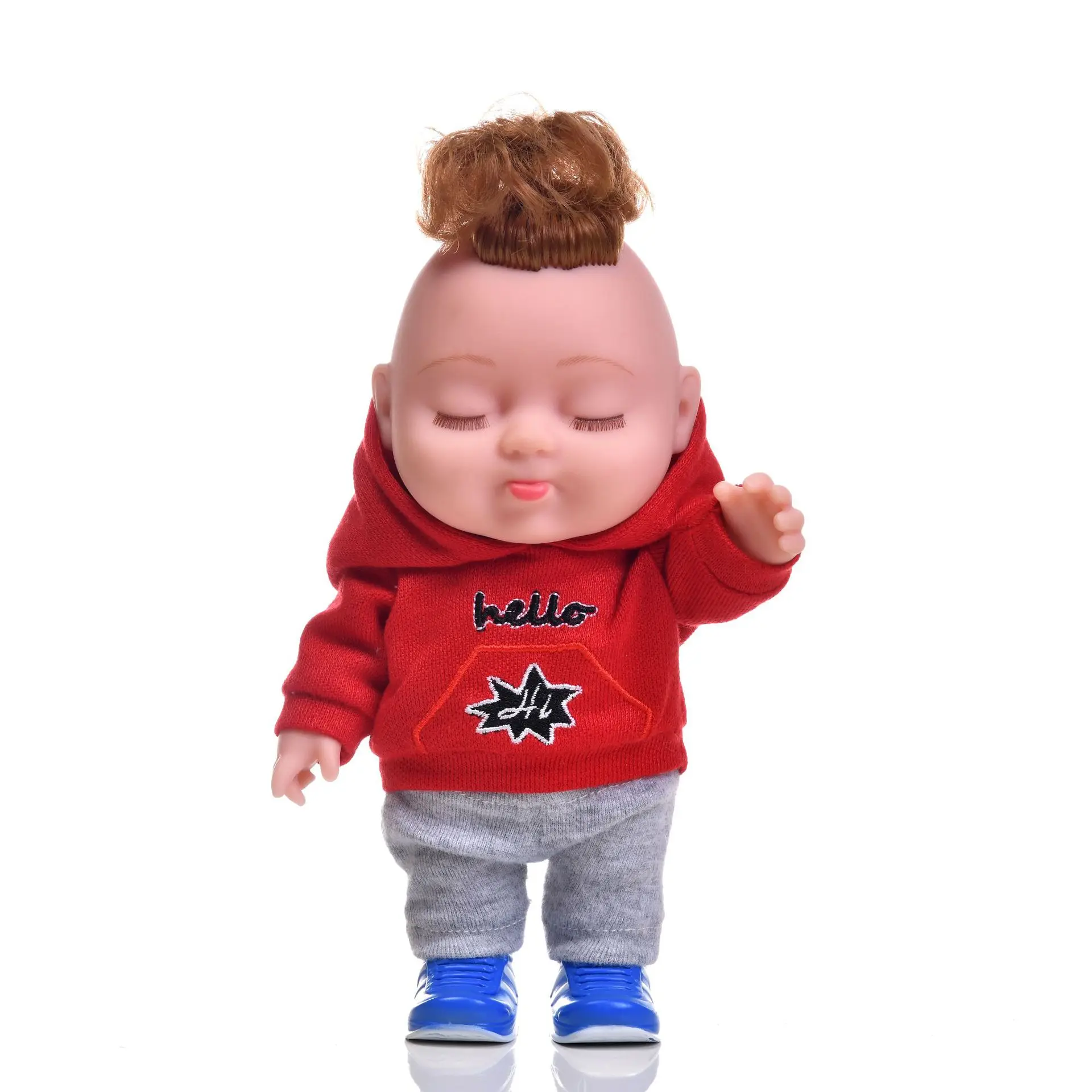 22cm Enamel Doll Doll Trendy Play Doll Little Boy Decoration Children's Day Toy Gifts Wholesale