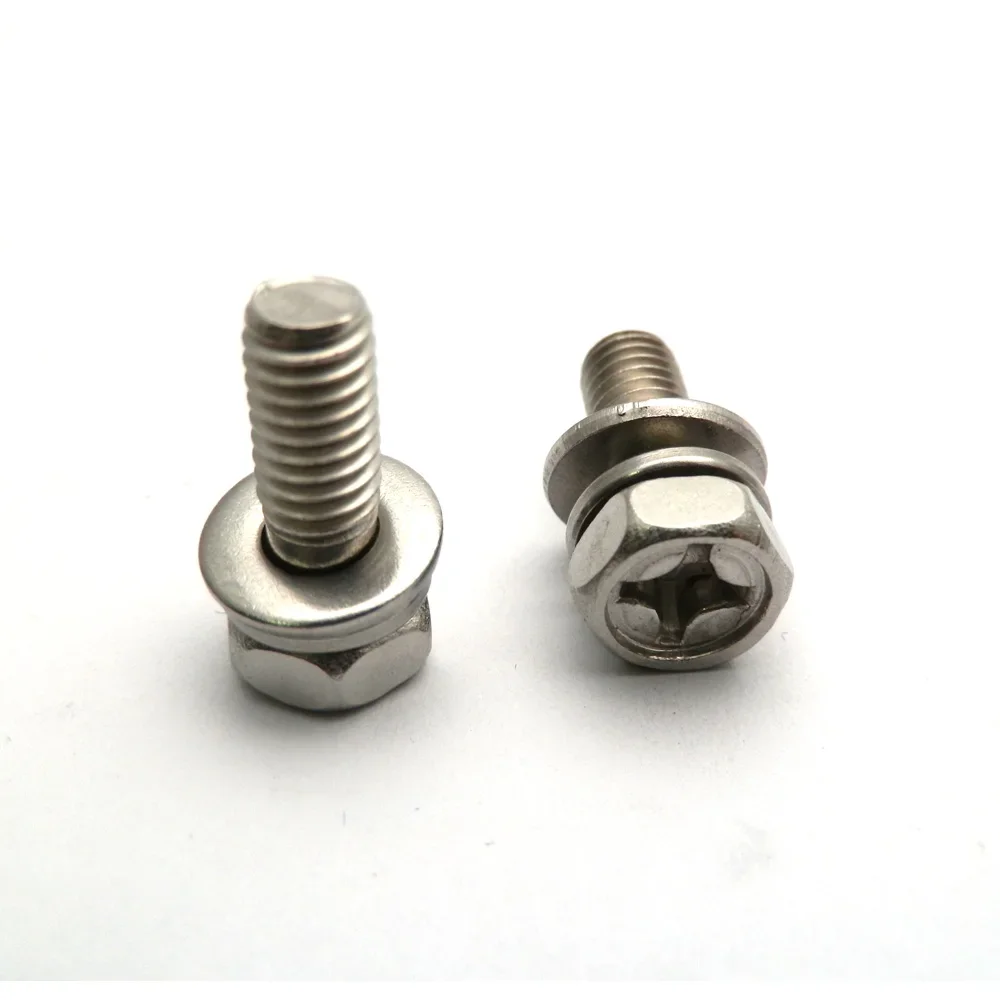 Stainless Steel Motorcycle Battery Terminal  Bolts M5X10mm M5X12mm M6X12mm M6 x16mm Bolt Square Nut Kit Scooters