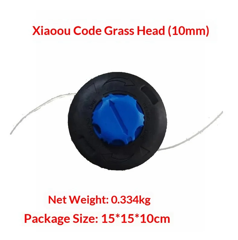 M10*1.25mm Grass Lawn Mover Trimmer Head for Brush Cutter Lawn Mower Garden Machinery Parts Replacement Accessories