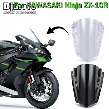 가와사키 닌자 앞유리 오토바이 윈드 디플렉터, ZX 10R 10RR, ZX10RR, ZX-10R ZX-10RR, 2021, 2022, 2023 