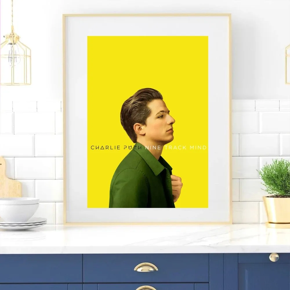 Singer Charlie Puth Poster Home Room Decor Livingroom Bedroom Aesthetic Art Wall Painting Stickers