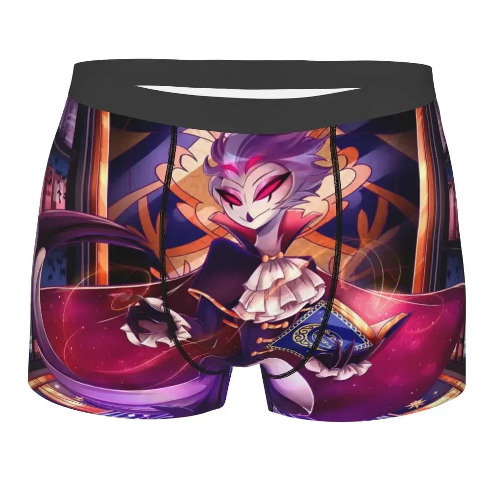 

Men Stolas Boxer Briefs Shorts Panties Breathable Underwear Helluva Boss Anime Homme Funny Plus Size Underpants