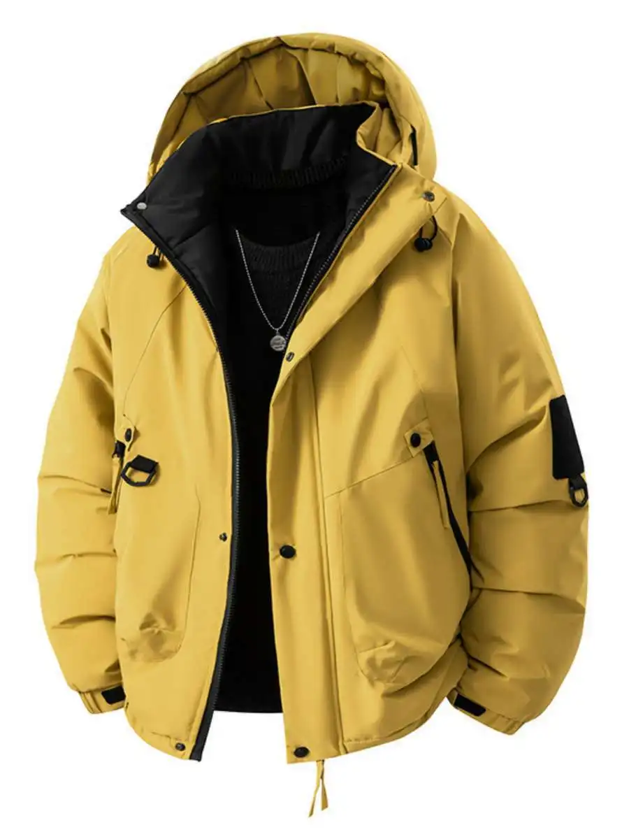 

Smart Heating aphene Cotton Jaet Casual Windproof Waterproof Couples Hooded Warm Outerwear Yorktown Brand Loose Fit Winte...