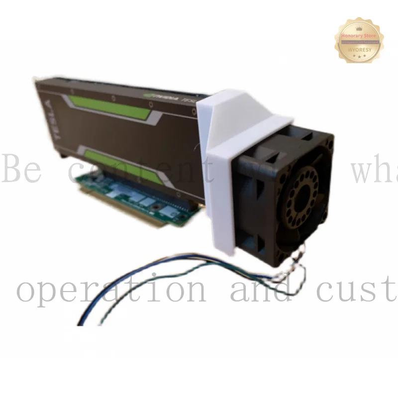 YD FOR NVIDIA P4 M4 T4 graphics card, complete set of cooling modification with 4CM violent fan