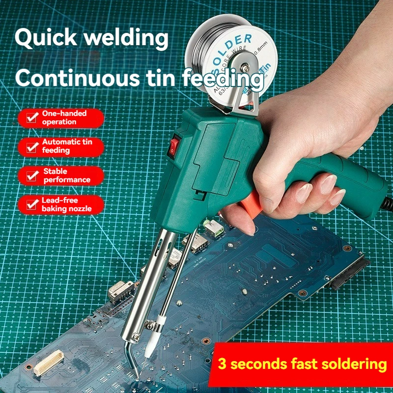 New Multi-Function Iron Welder Automatically Soldering Gun 220V/110V 60W Hand-Held Internal Heating Send Tin Welding Repair Tool
