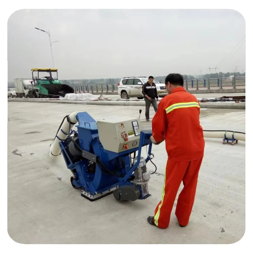 Concrete Sandblaster For Water Proof Pretreatment / Concrete Roughness Sand Blasting Machine