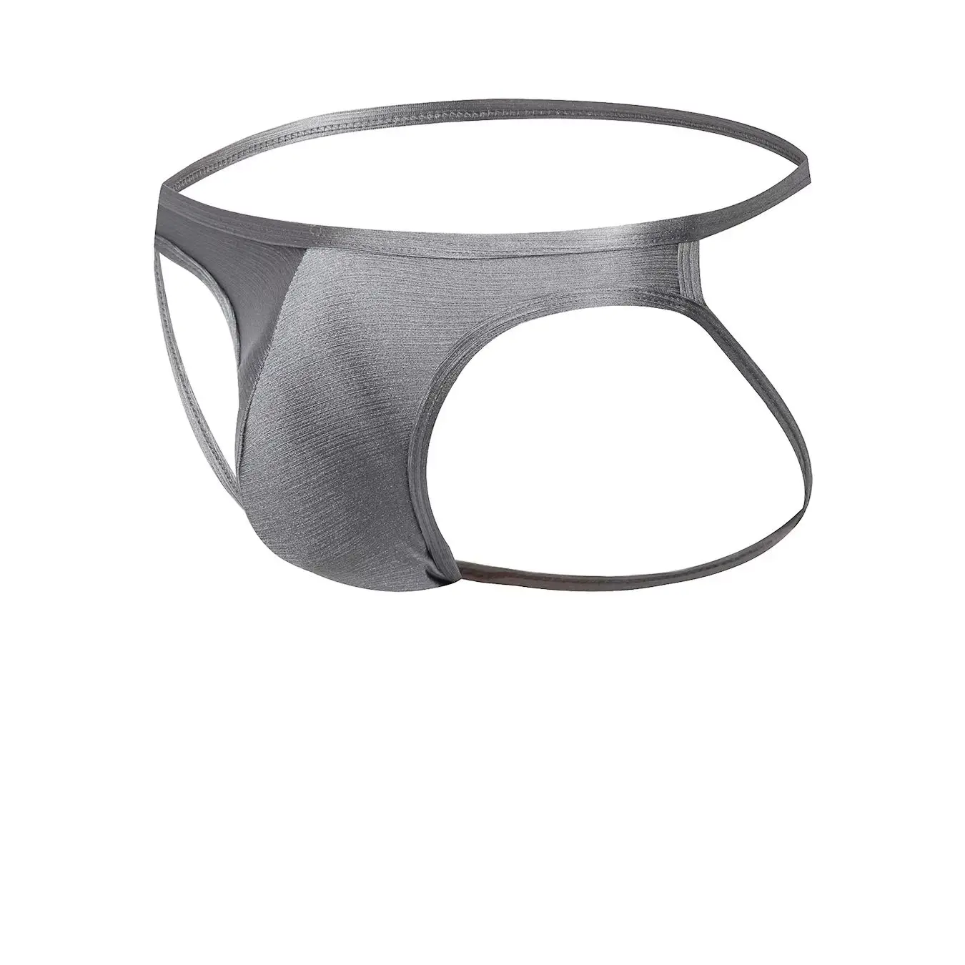 Men's Sexy  Briefs Polyamide Underwear Soft Comfortable Jockstrap Exposed Buttocks Gay Innerwear