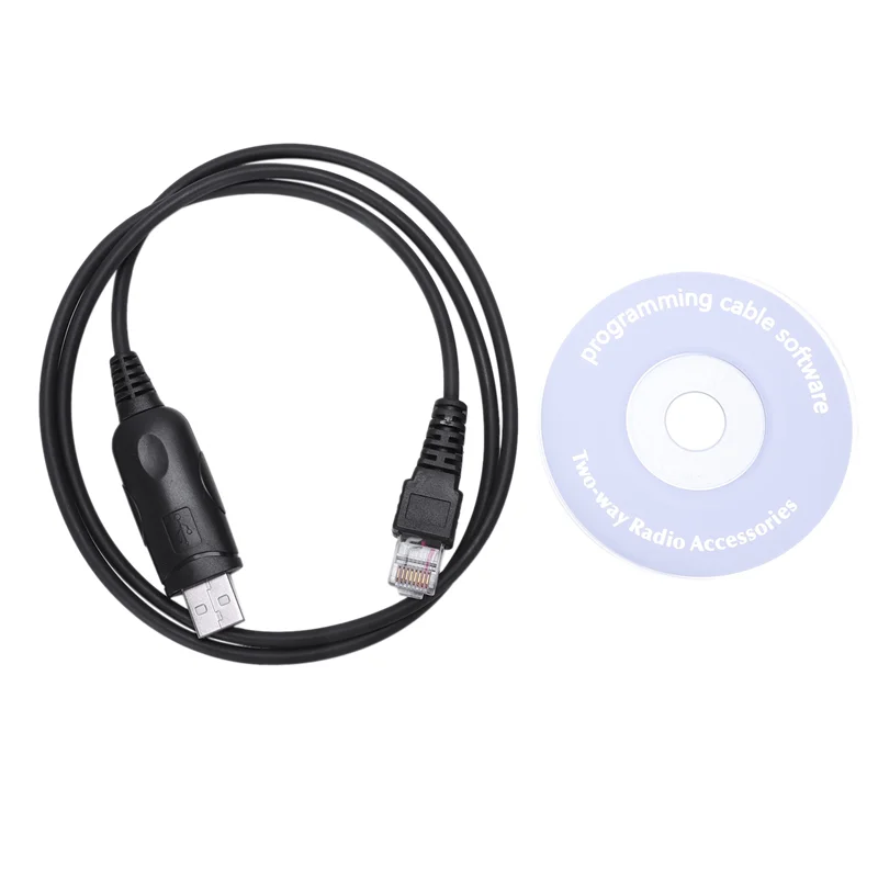 【PASSIONE 】2X USB Programming Cable For ICOM IC-F5010 IC-F5011 IC-F5021 IC-F5023 OPC-1122