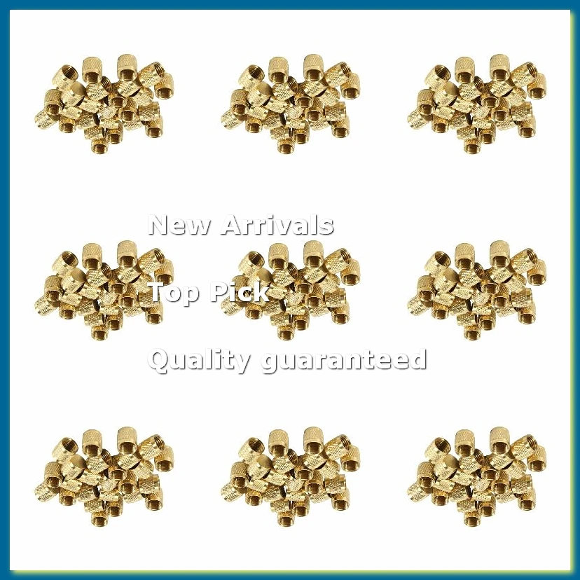 6Pack X(Brass HVAC Locking Caps 1/4inch Flare Cap with Neoprene O-Ring Seal AC Service Valve Caps 25 Pcs