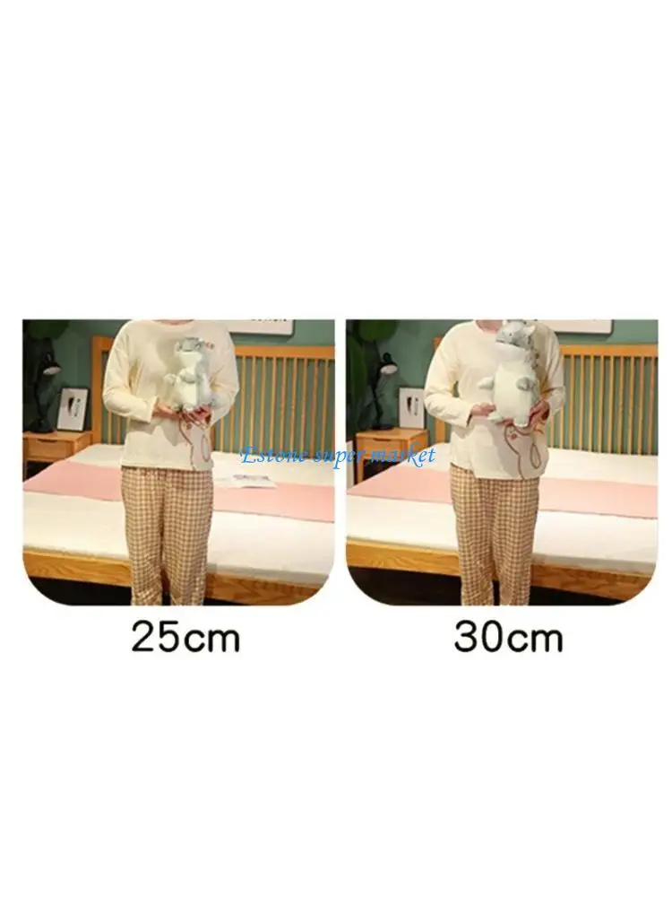 

090B Stuffed Dinosaur Toy Cartoon Dinosaur Figure Soft Toy Room Decoration Emotion Appease for Toddler Girls Office Ornament