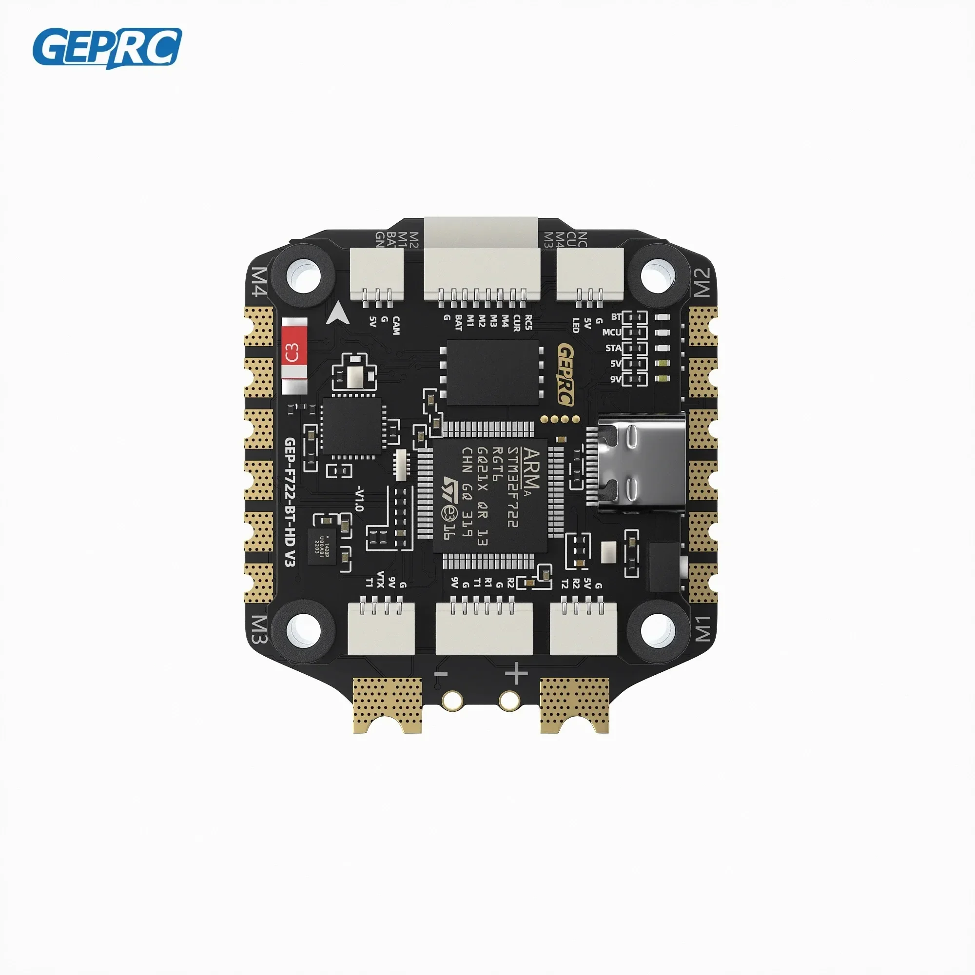 GEPRC TAKER F722 BT Stack – 50A/60A/65A 8Bit ESC, 32Bit FC, 512MB Black Box with Barometer - Image 3