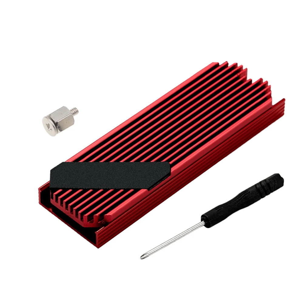 

Aluminum Heat Sink for M2 2280 SSD Solid State Drive Cooler Notebook Thermal Pads External Aluminum Heating Sink SSD Cooler Fin