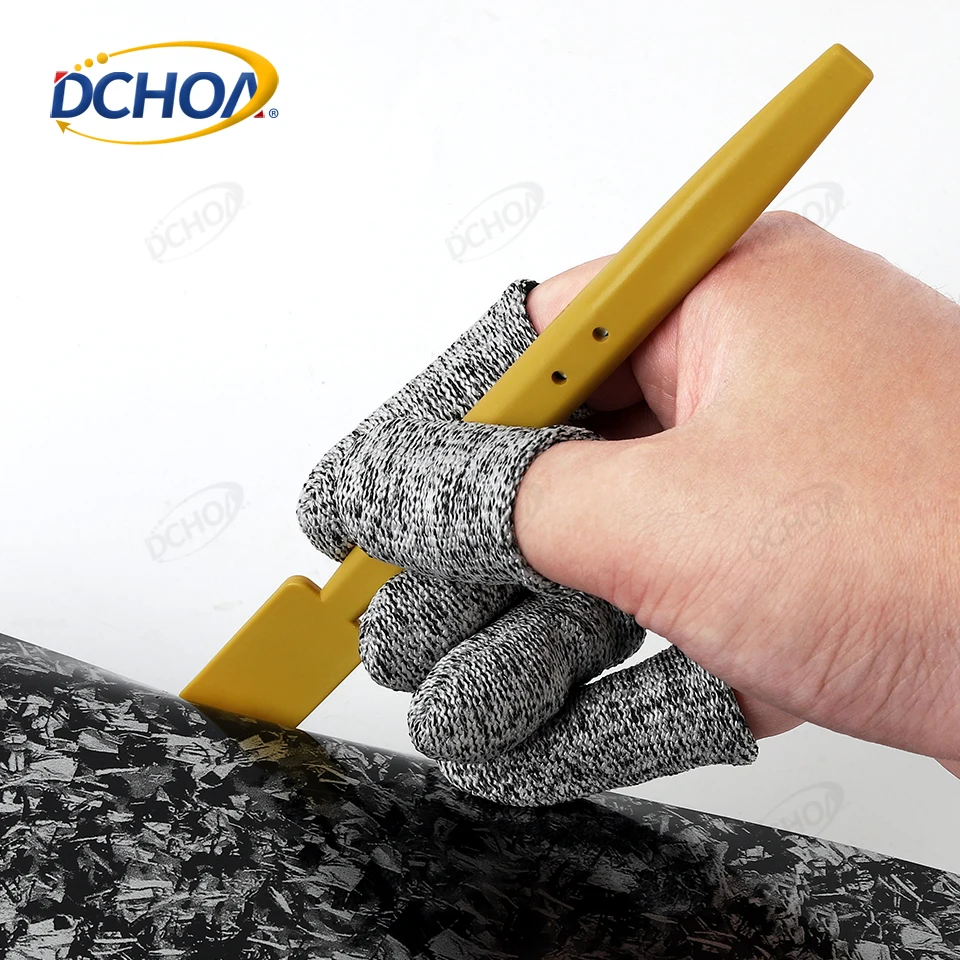 DCHOA Finger Protector Sleeves for Window Film Tinting Vinyl Car Wrap PPF Cutting Safety Fingertip Covers Finger Cots