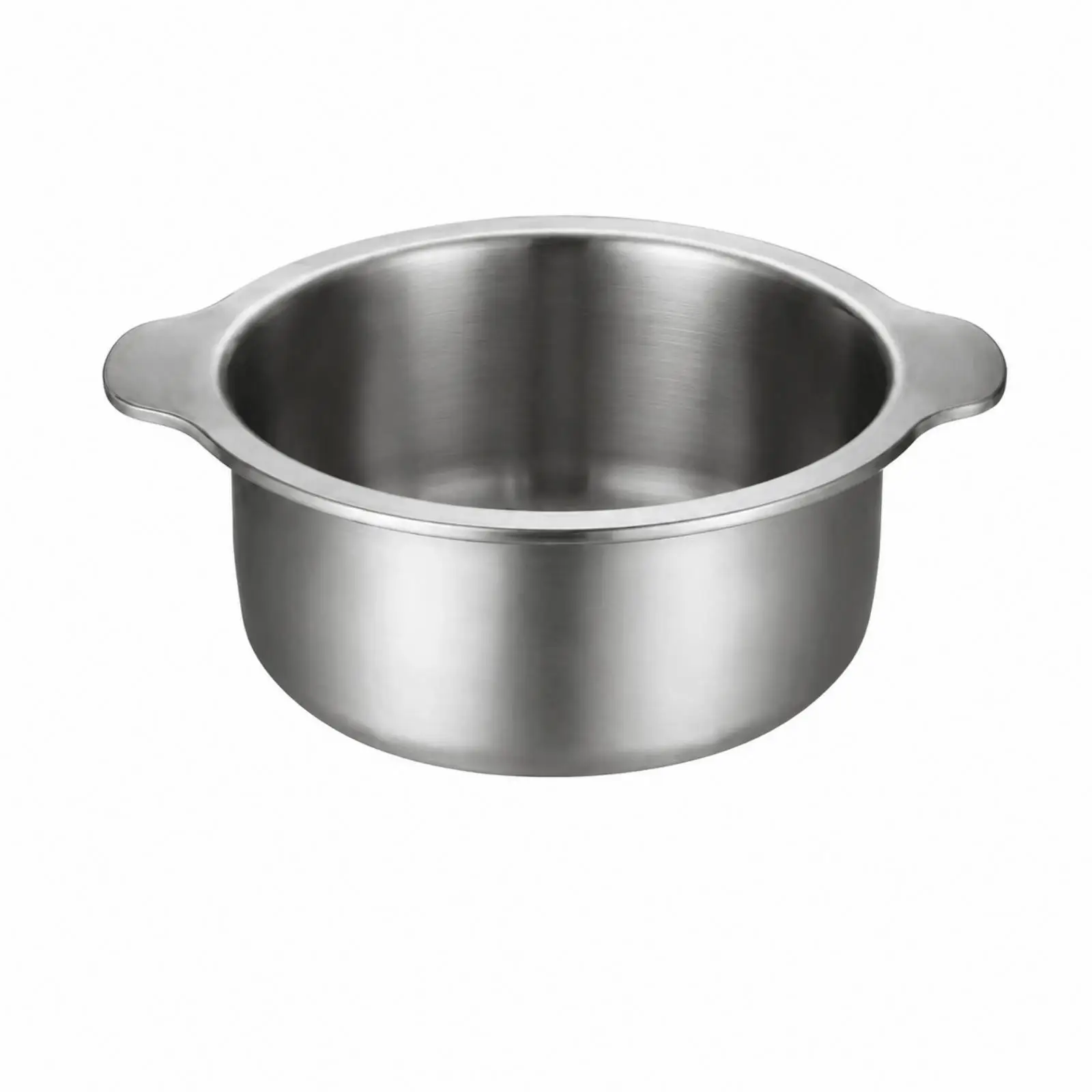 Sturdy Commercial Broth Cooker Stainless Steel Stock Pot with Smooth Interior for Restaurant Kitchen and Family Meals