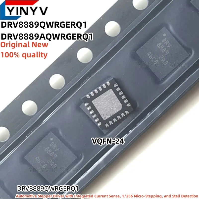 5Pcs DRV8889QWRGERQ1 DRV8889 DRV8889AQWRGERQ1 DRV8889A VQFN-24 Motor / Motion / Ignition Controllers & Drivers Automotive New