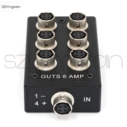 Apparecchiature di registrazione 688 633 Zoom F8 potenza fotocamera distributore a 4 vie Hirose 4 pin femmina a Hirose 4 pin potenza 6 AMP