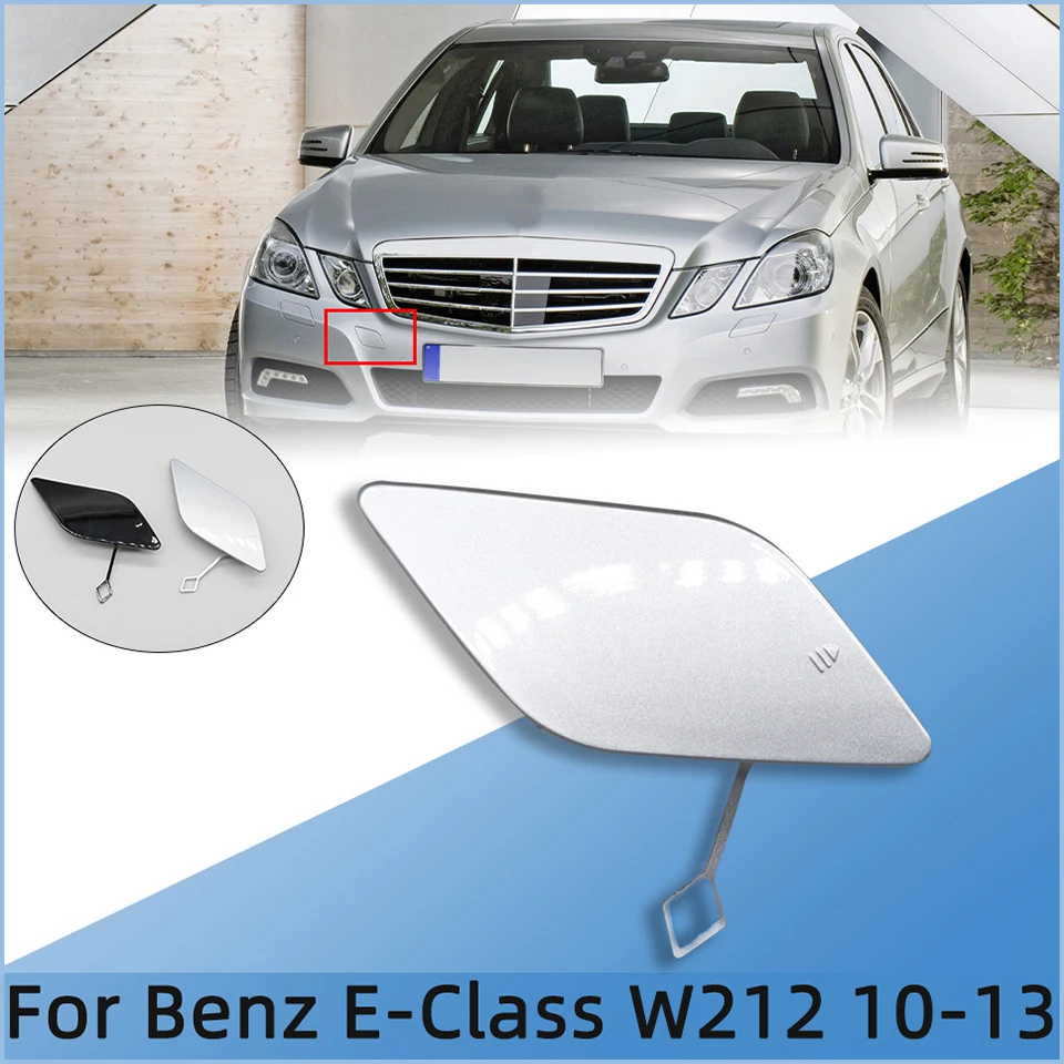 

Front Bumper Tow Hook Cover Cap For Mercedes-Benz E-Class W212 2010-2013 E300 E350 E400 E550#A2128850126 Hauling Trailer Lid