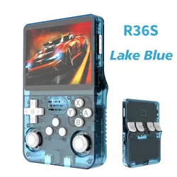 R36S Retro Portable Game Console with 3.5 inch  Linux System 128GB Consoles Handheld Game Players with Retro Style Game boy Gift