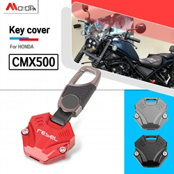 For Honda Rebel 500 CMX500 CMX 500 2017-2024 Motorcycle Accessories CNC Key Cover Key Case key Shell Keyring key chain
