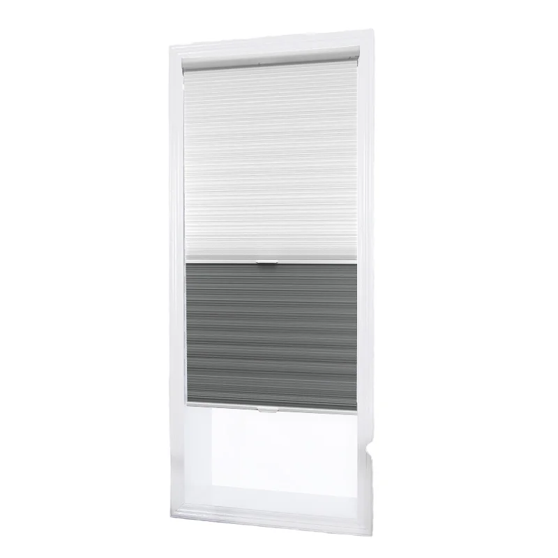 Electric Motorized Manual Solar Blind Sunscreen Top Down Bottom up Spring Blackout Cordless Rv Cellular Honeycomb Shades