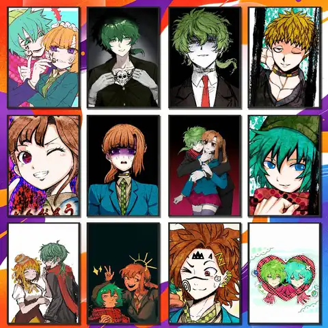 For Your Turn to Die Shin Tsukimi Poster Cover Sticker Paper Home Decoration Custom Self-adhesive Souvenirs Playbill