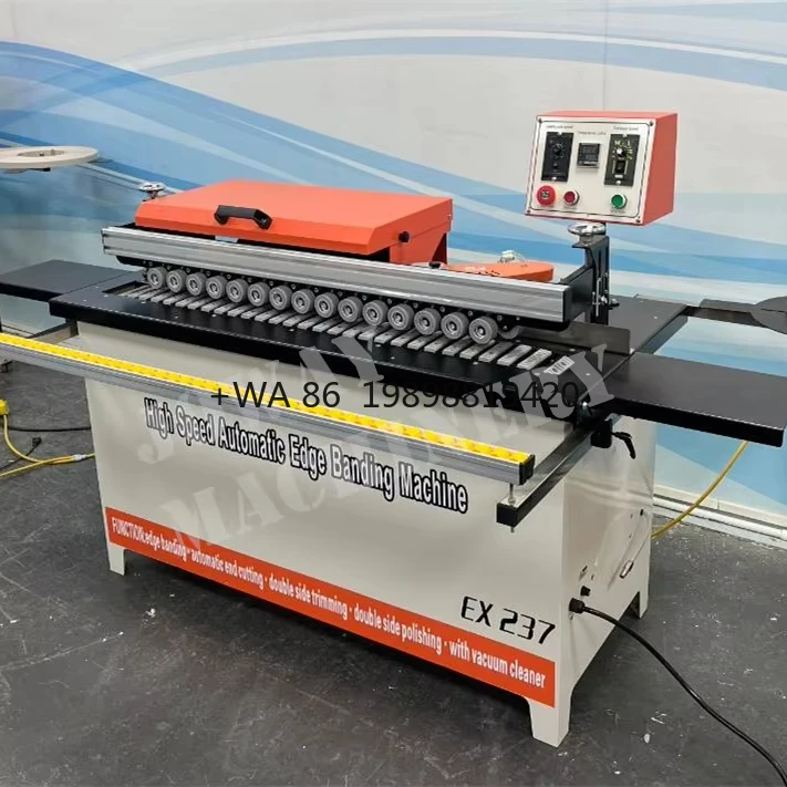 Banding Machine High Speed Edge Bender Bander Woodworking Small Board Making Machinery Guangzhou Straight Curve Edge