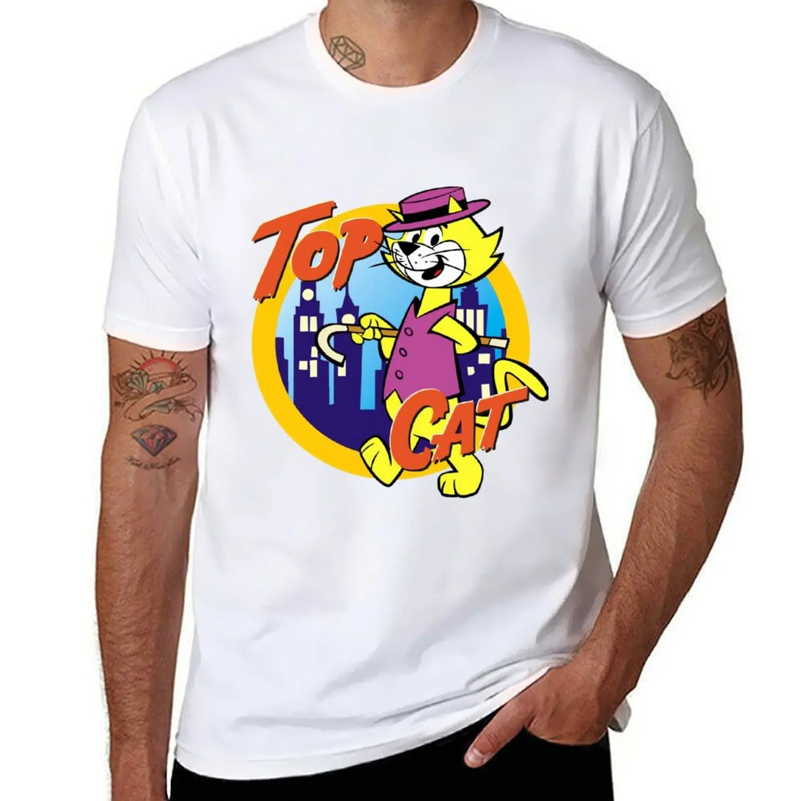 

Top Cat Vintage T-Shirt t shirts for man cotton soft man t shirt graphic T-Shirt