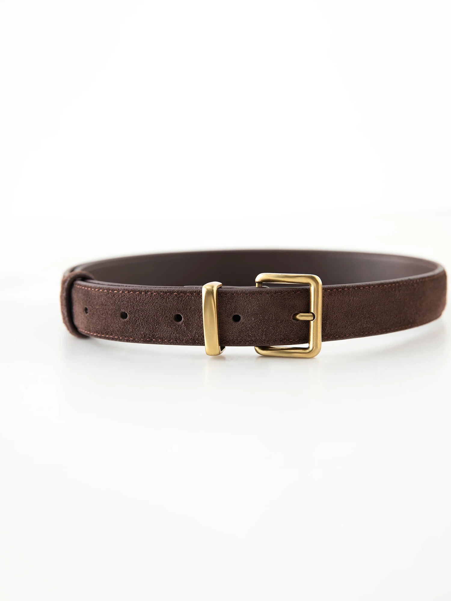 ZIQIAO Black Modern Commuting Simple Matching Genuine Leather Belt Female 2025 New Temperament Leather Belt