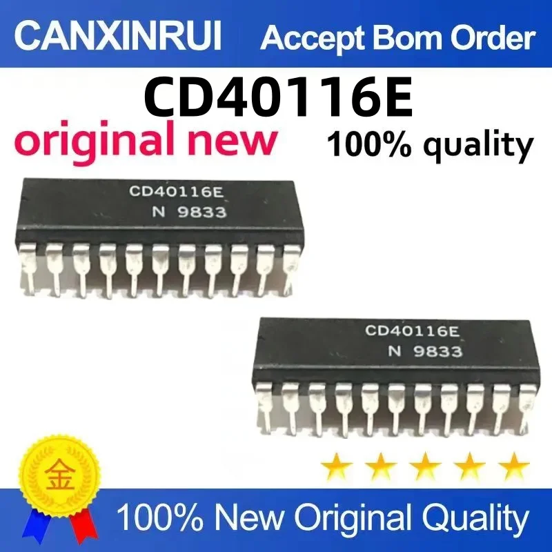 CD40116 CD40116E DIP-22 Pin Direct Insert IC Chip New Imported Hot Sale