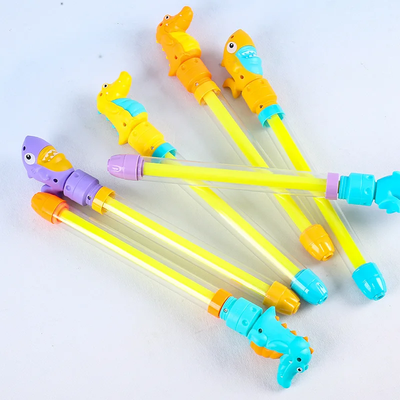 Uittrekbare zuigwaternevel speelgoedpistool Cartoon waterpistolen Zomerzwembad Strand buiten waterspeelspeelgoed