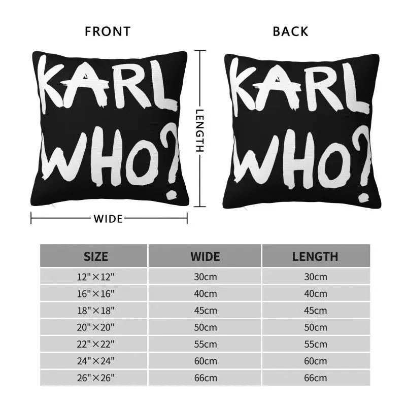 K-karls-fundas de cojín personalizadas de estilo nórdico, 45x45cm, funda de almohada cuadrada de poliéster para sofá