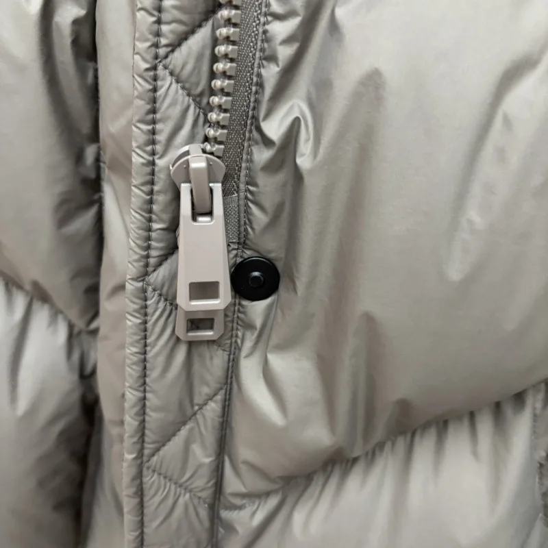 الشتاء مقنعين فضفاض لحاف الأبيض بطة أسفل سترة منفوخة المرأة شتاء جديد طويل الركبة فوق الثلوج سترة سميكة سترة منفوخة