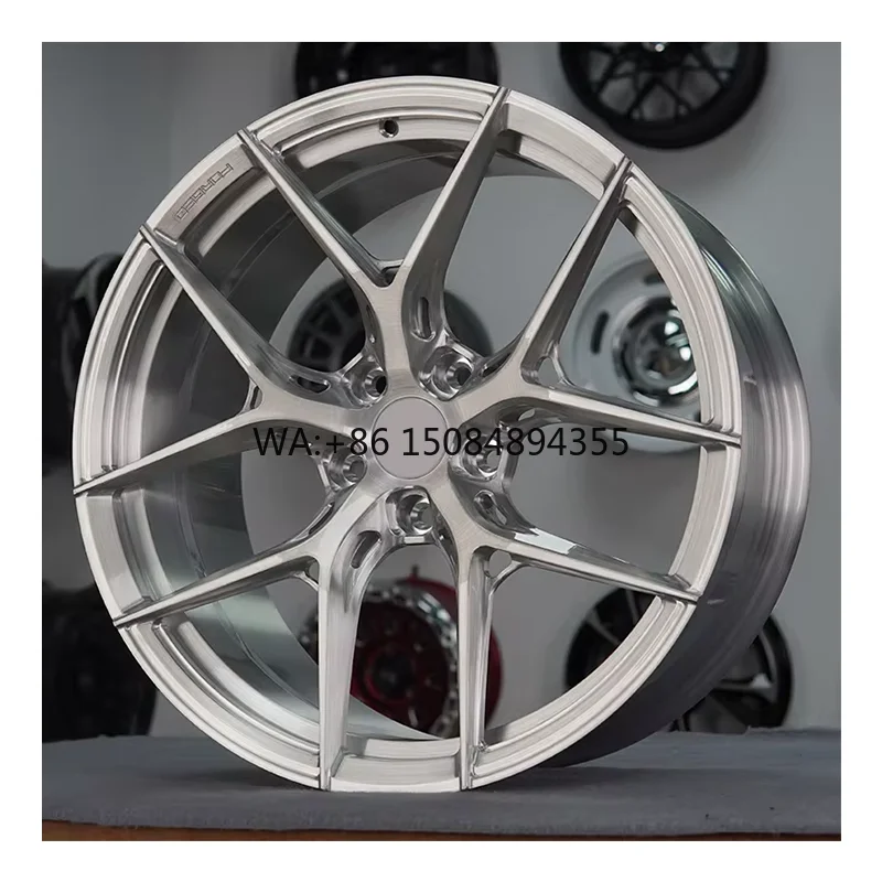 Personalized Branch Hollow Drawn Silver 5X120 Forged Wheels 18-24 Inches Premium Lightweight Alloy Rims