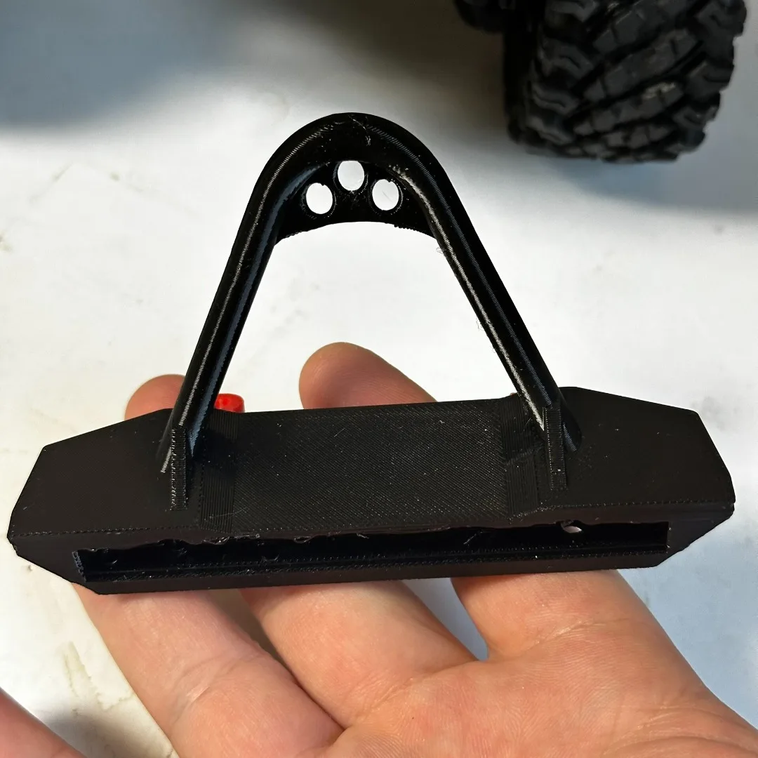 Stinger Style Front Bumper Custom Model Number For 1/12 MJX H12Y RC Off Road Crawler Car Decorative Styling Decor Upgrade Parts