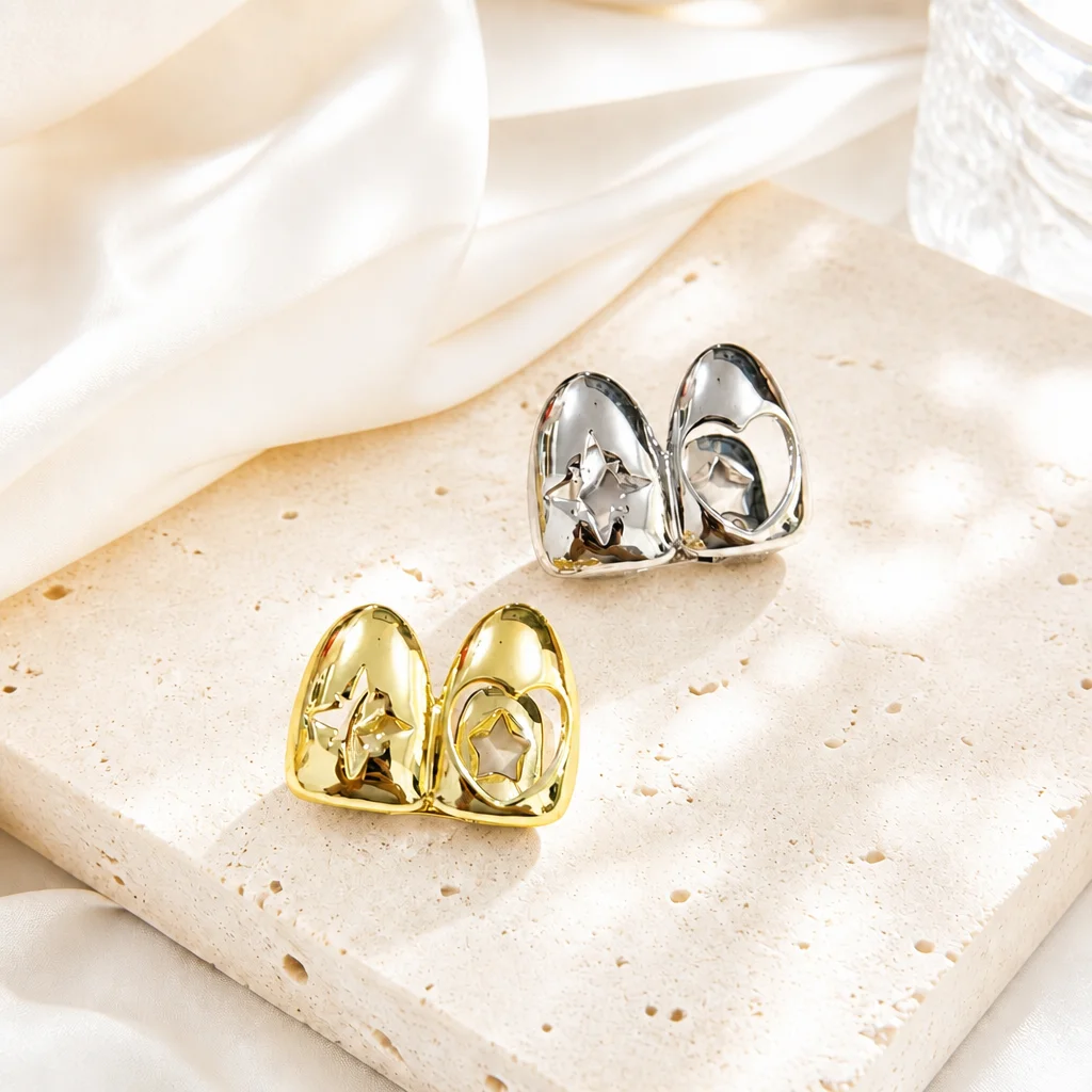 Hip-Hop Love Four-Pointed Star - đánh giá và giá Body Jewelry Unique