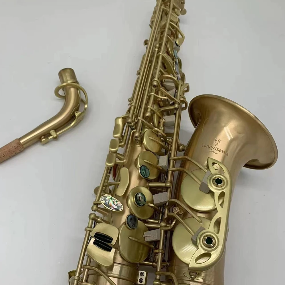 High Quality W010 Alto Saxophone E-flat Antique bronze brass plating Saxophone Alto Jazz Instrument with Accessories