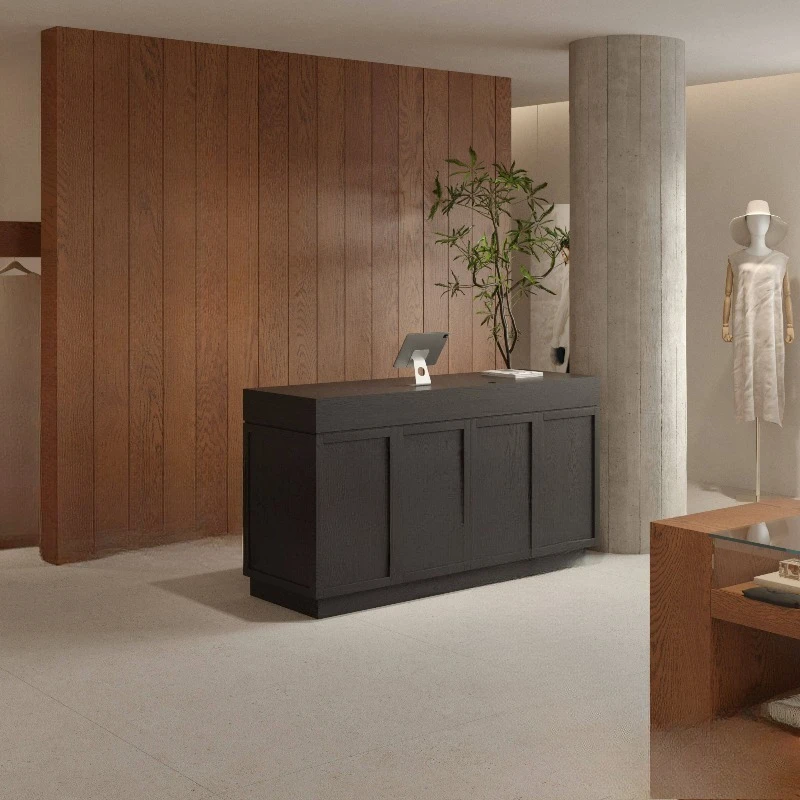 Receiving counter Reception counter Reception bar table Retro simple jewelry store Display table