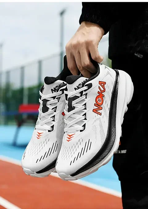 NEW Sports Running Shoes Men Casual Carbon Plate Marathon Breathable Lightweight Women's Comfortable Athletic Nonskid Sneakers