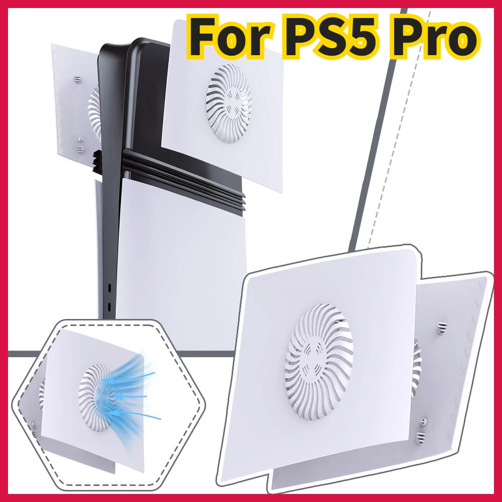 For PS5 Pro Disc&Digital Upper Part AC Faceplate Vent Plastic Shell For PS5 Pro Cooling Vent Upper Accessories