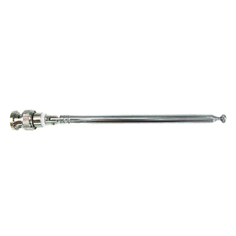 (.) 1Pcs 360 Degrees 765mm Telescopic Antenna Q9 BNC Connector Portable FM Radio Scanner VHF UHF TW