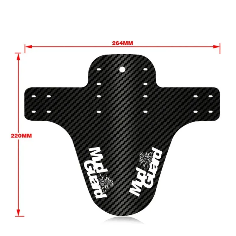 1 Set Bicycle Fender Mountain Carbon Pattern Bike Mud Guard For Front Rear Wheel Mudguard Ultralight Cycling MTB Fender