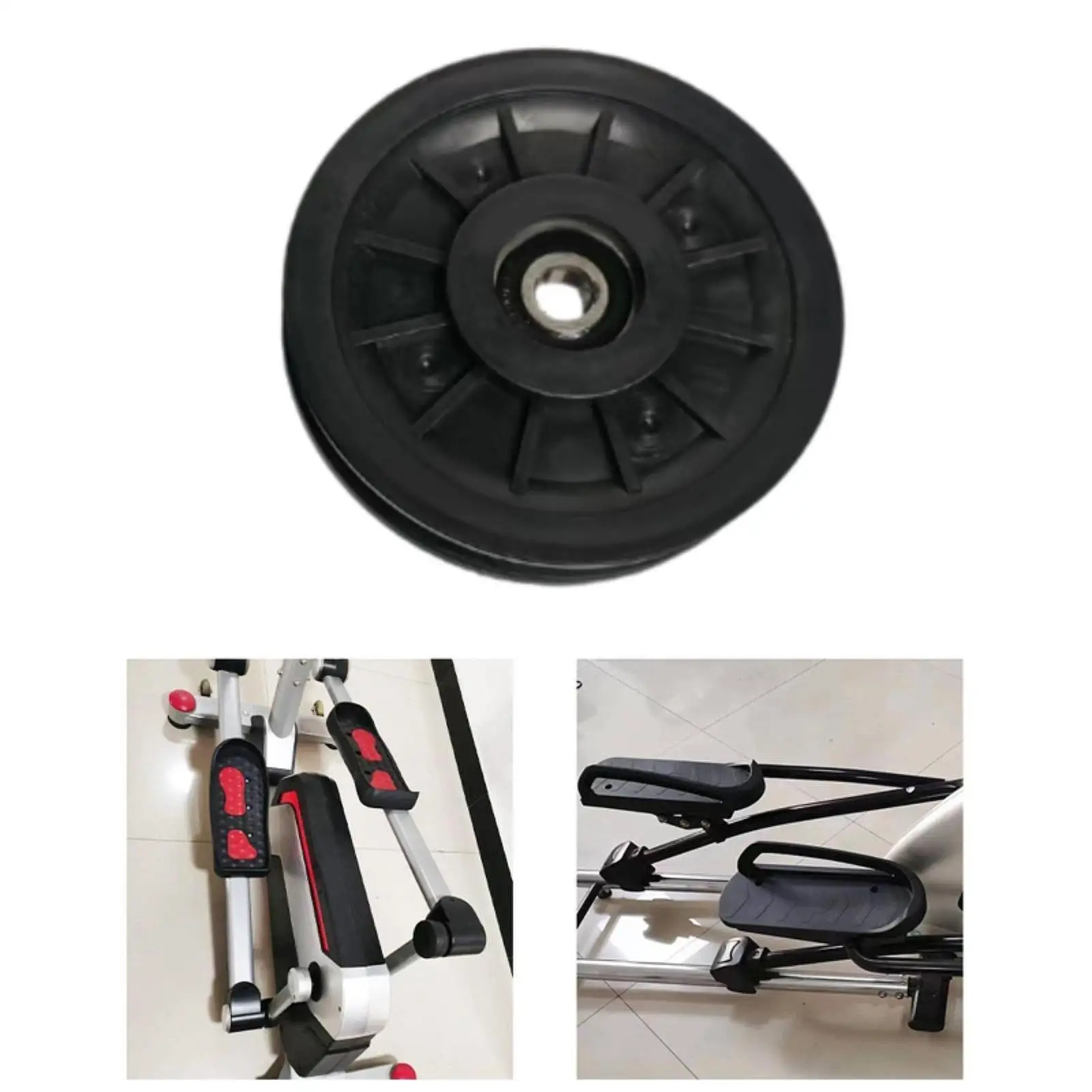 Nylon Bearing Pulley Wheel Replacement Multipurpose Repair Parts Universal Accessory for Gym Attachments Simple Assembly
