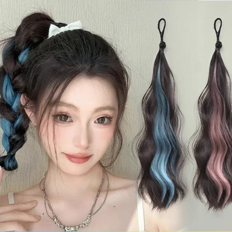 50cm Self-winding Ball Head Curling Hair Band Female Highlight DIY Bun Hair Bundle To Increase Hair Volume Bud Bun Styling Tools