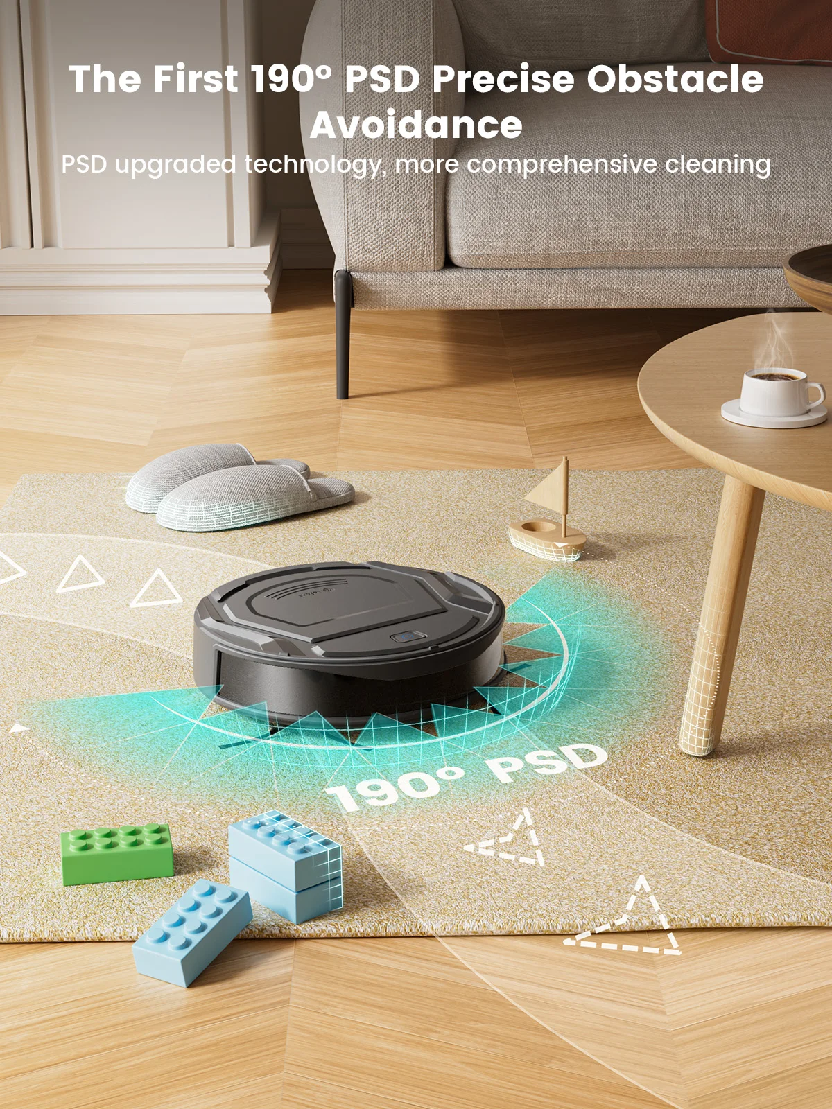 Lefant M210 Pro+Robot Vacuum Cleaner,4000Pa Powerful Suction