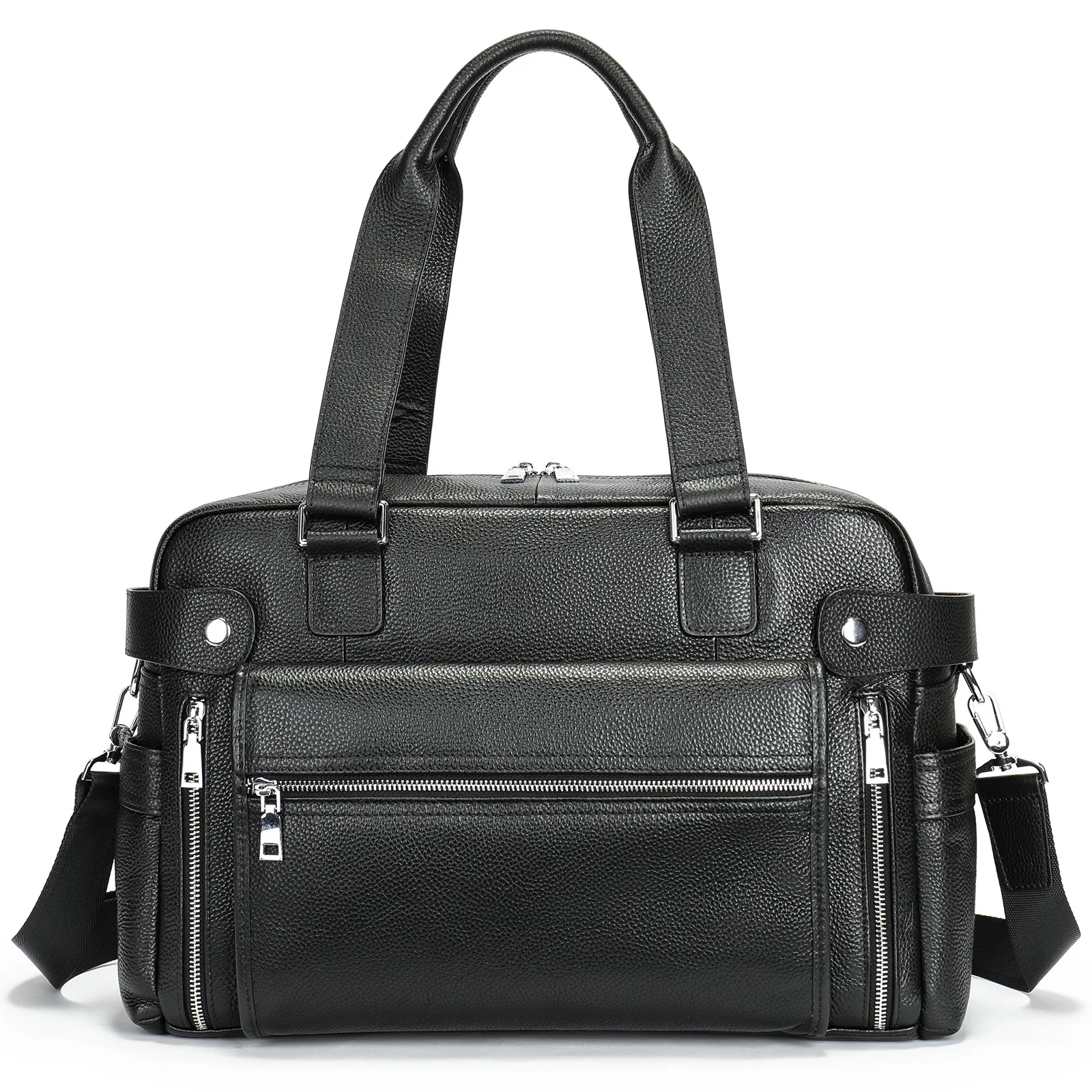 Borsa da uomo Valigetta da lavoro borsa per computer grande Borsa a tracolla da viaggio in pelle Borsa tote da viaggio in pelle per viaggi d'affari