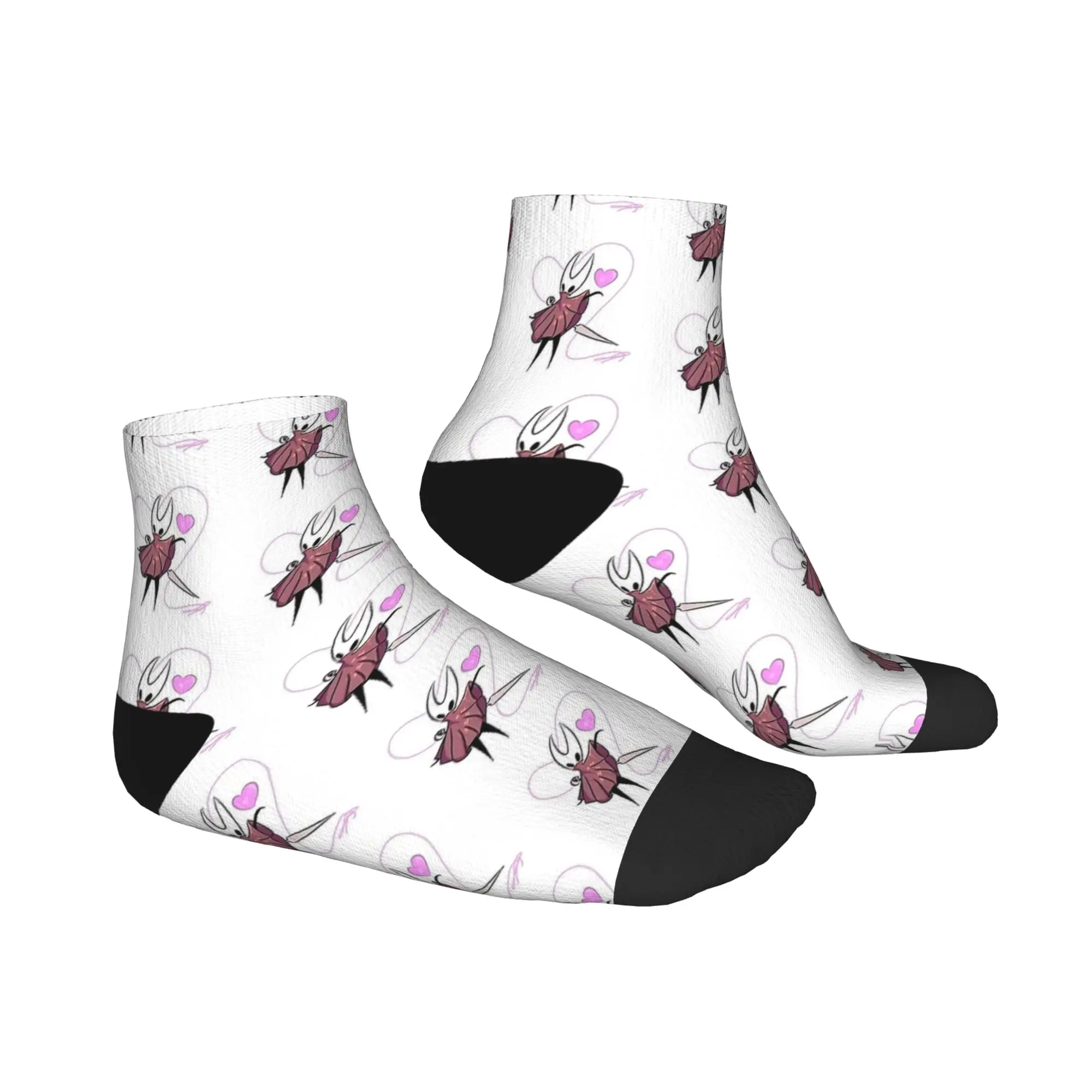 Hollow Knight Anime Hornet Ankle Socks Funny Quality Casual Socks Summer Running Sports Design Non Slip Sock For Couple Gift