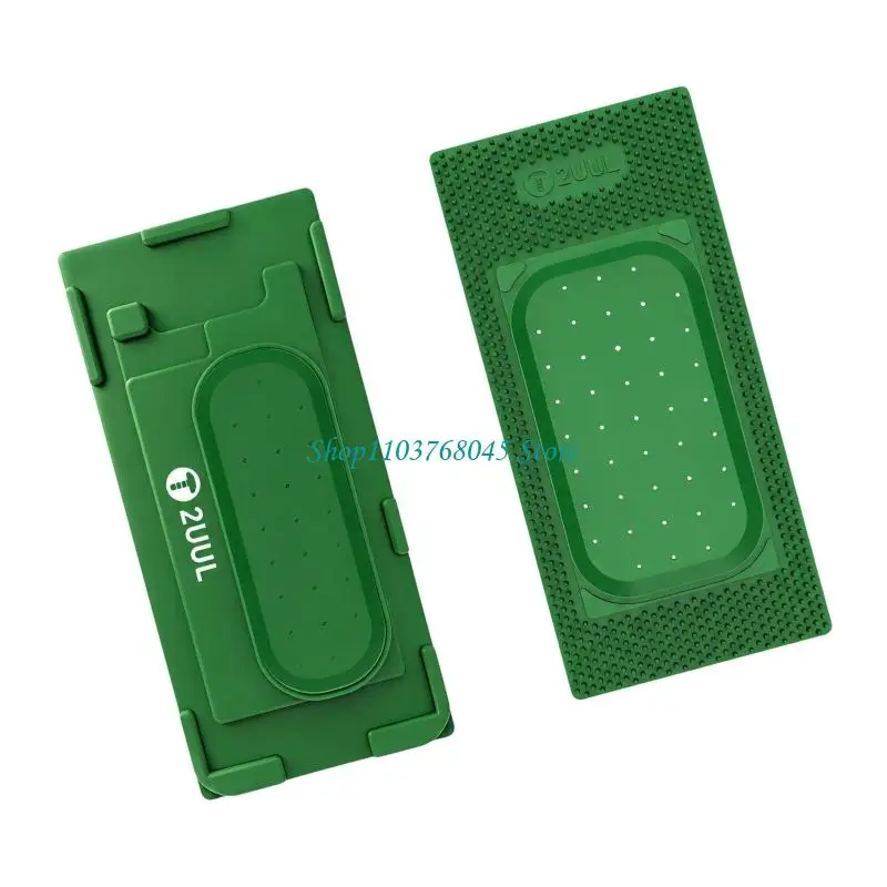 R53F Washable Phone Screen Positioning Pad, Reusable Work Platform for Cleaning and Screen-Replacement Preparation Tasks