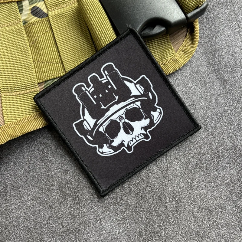 Parche táctico calavera visión nocturna – gancho y bucle MOLLE