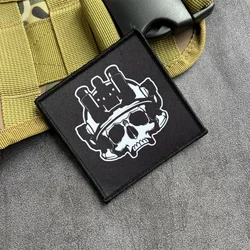 Parche táctico calavera visión nocturna – gancho y bucle MOLLE