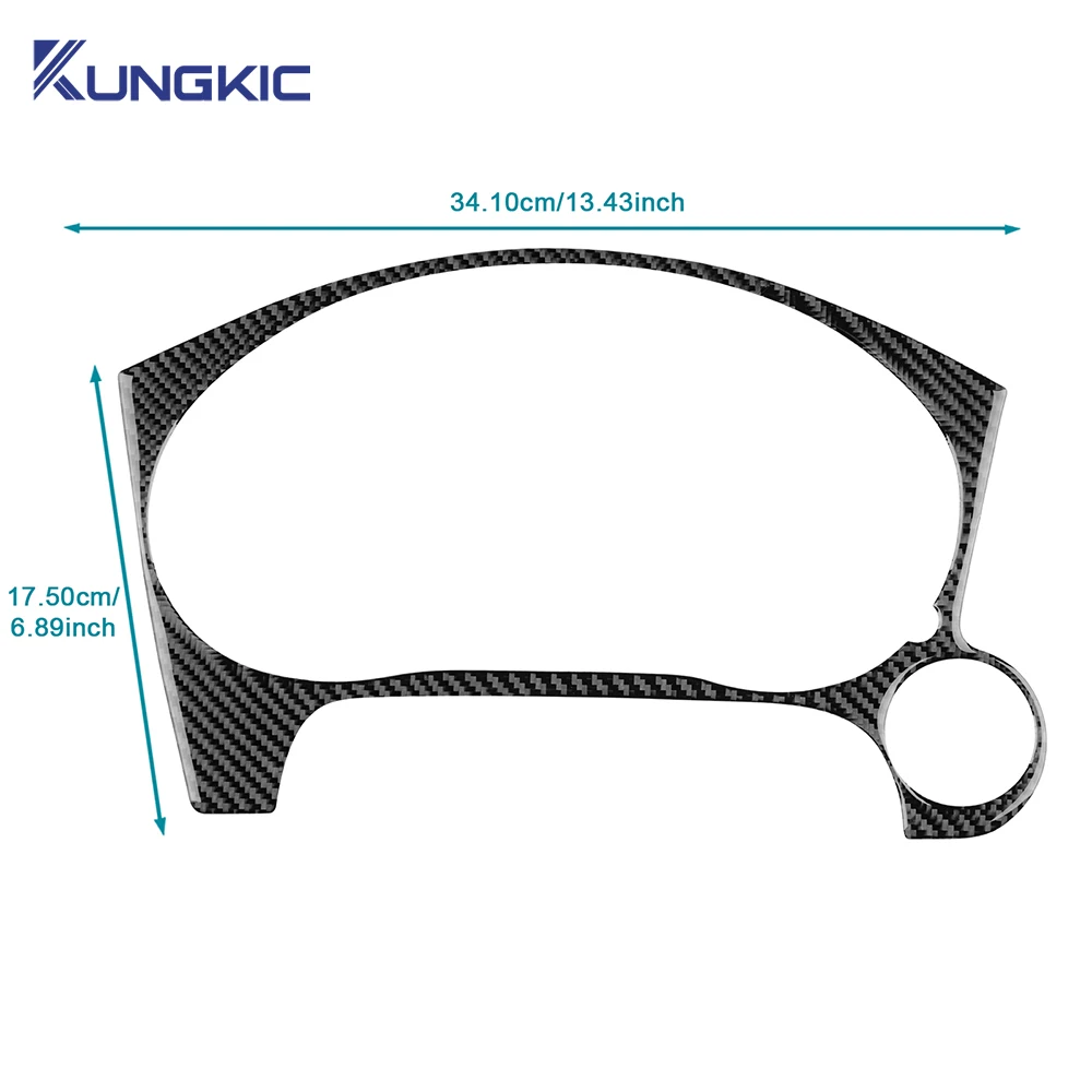 Soft Carbon Fiber For Mitsubishi Outlander 3 2013 2014 2015 2016 2017 2018 2019 2020 2021 LHD Speed Frame Decoration Sticker